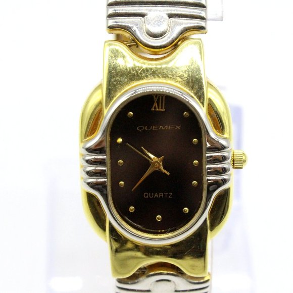 Quemex Accessories Vintage Quemex Watch Womens Luxury Dual Tone